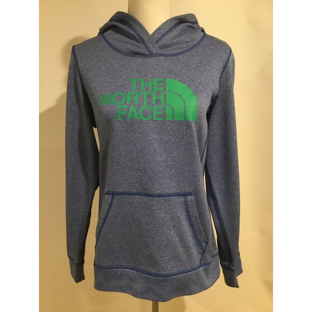 $55 The North Face Women's Fave-our-ite Pullover Hoodie A23J Blue/Green Sz M